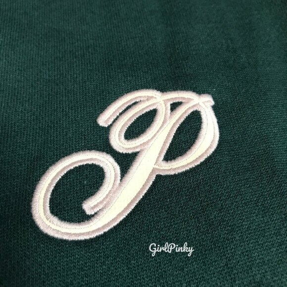 VS PINK 2004 LIMITED EDITION PINK FRIDAY DEEP FOREST CREW SWEATSHIRT - Picture 7 of 10